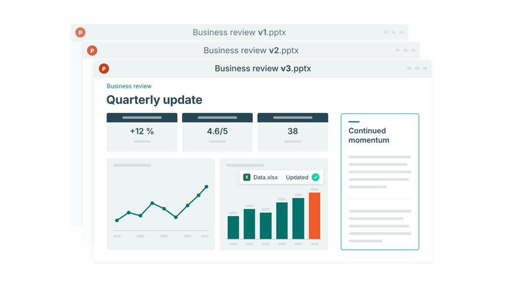 How to make recurring presentations easier to update